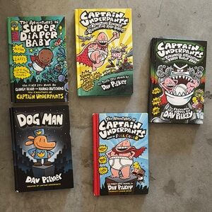 Captain Underpants and Dog Man Book Set